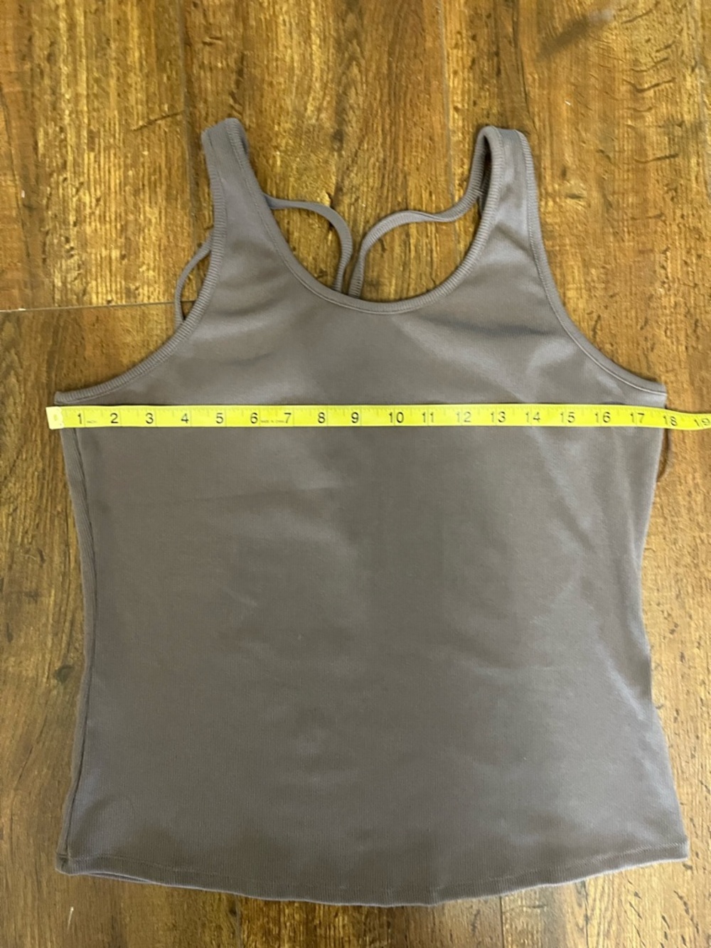 Freely Simple Ribbed Tank Top in Taupe